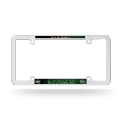 Rico Industries NCAA Ohio Bobcats Plastic License Plate Frame , 6 x 12.25"
