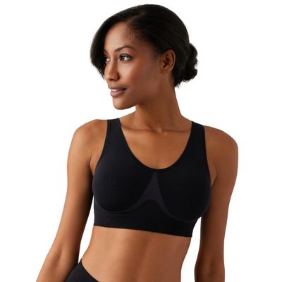 Wacoal womens B-smooth Bralette bras, Black, 36 US