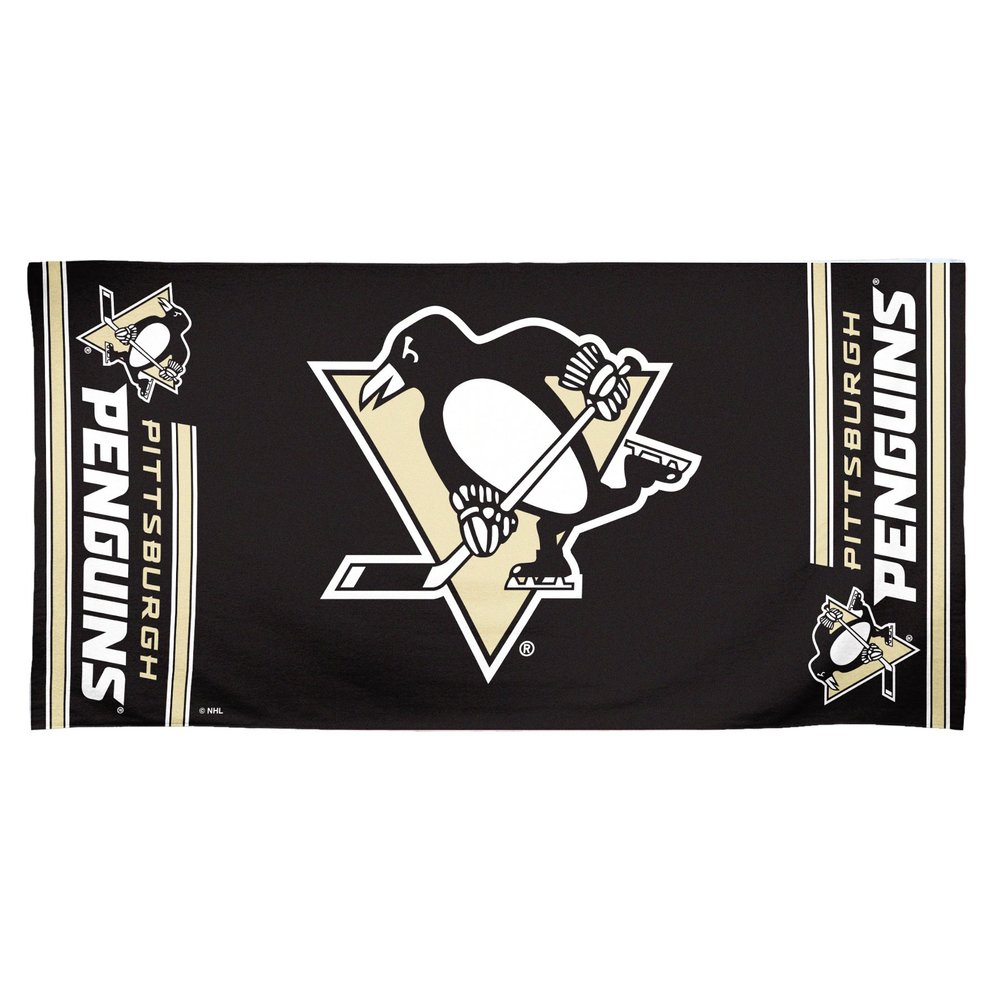 NHL Pittsburgh Penguins 30 by 60 Fiber Reactive Beach Towel