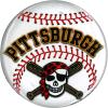 Pittsburgh Baseball 3" Button view 1