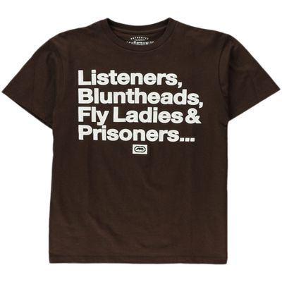 Ecko Unltd. Mens Memory Lane Graphic T-Shirt, Brown, Small