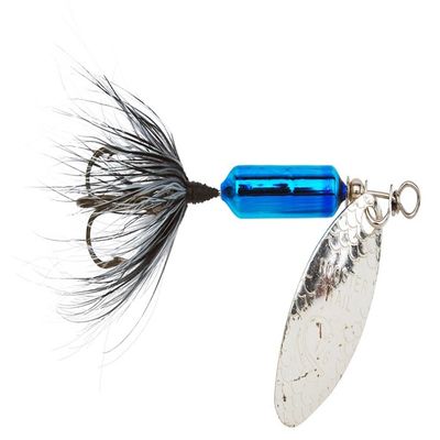 Yakima Bait Wordens 206-MBLU Rooster Tail in-Line Spinner, 2", 1/16 oz