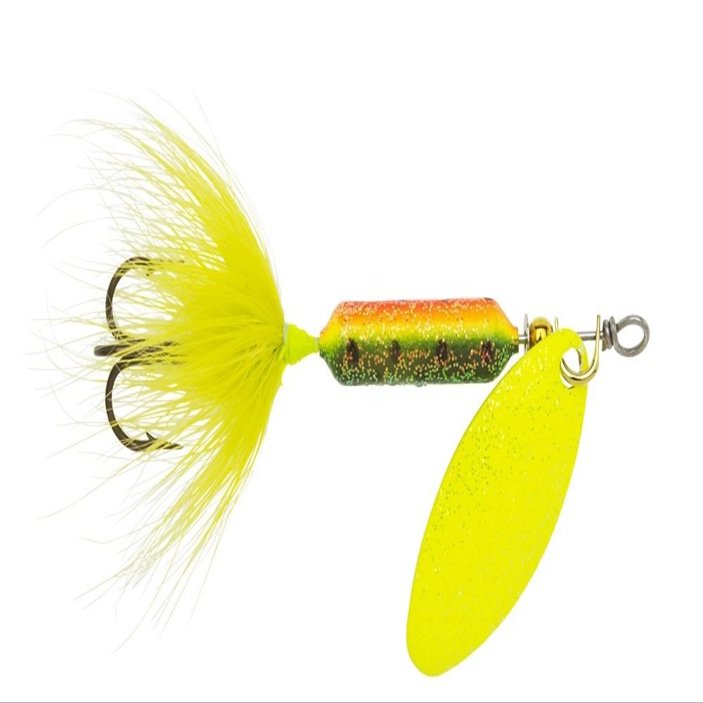 Yakima Bait Wordens 212-GFRT Rooster Tail in-Line Spinner, 2 3/4", 1/4 oz