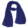 Black 3 Piece Fleece Hat Scarf & Glove Matching Set Blue view 2