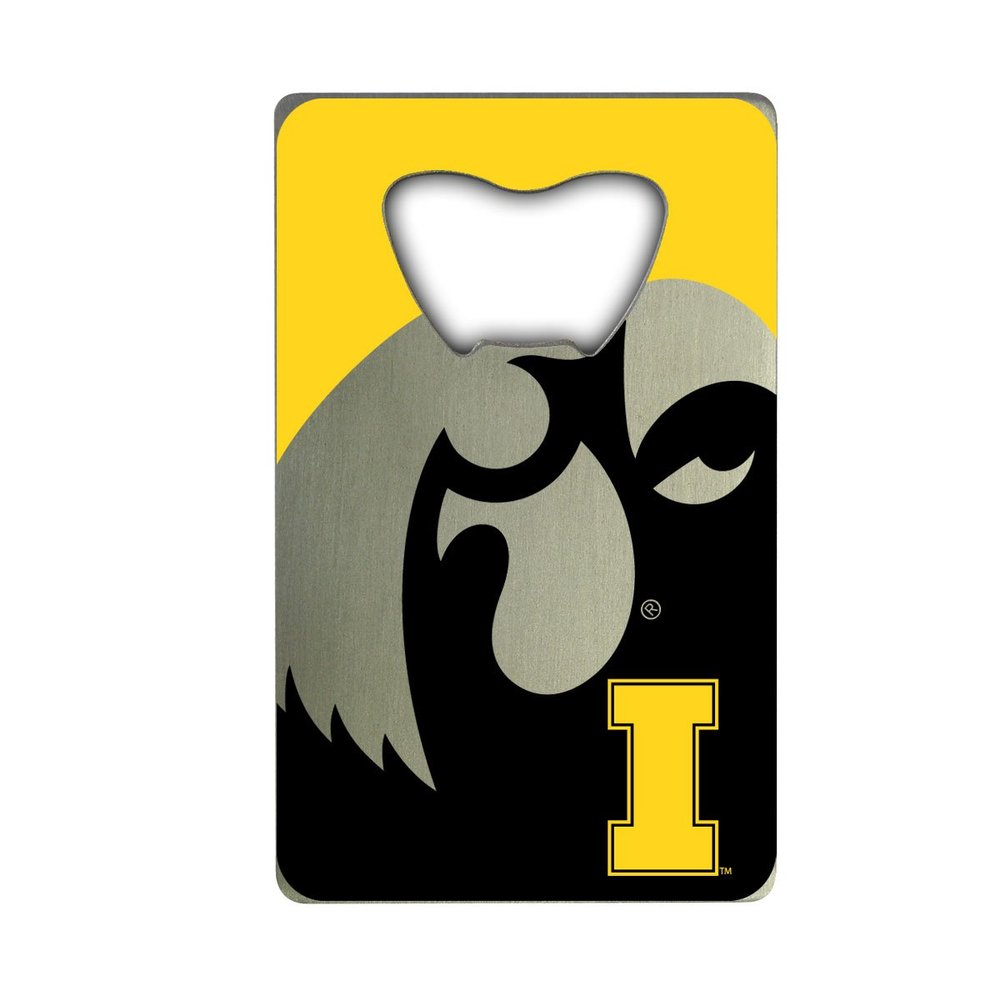 FANMATS 62577 Iowa Hawkeyes Credit Card Style Bottle Opener - 2 x 3.25