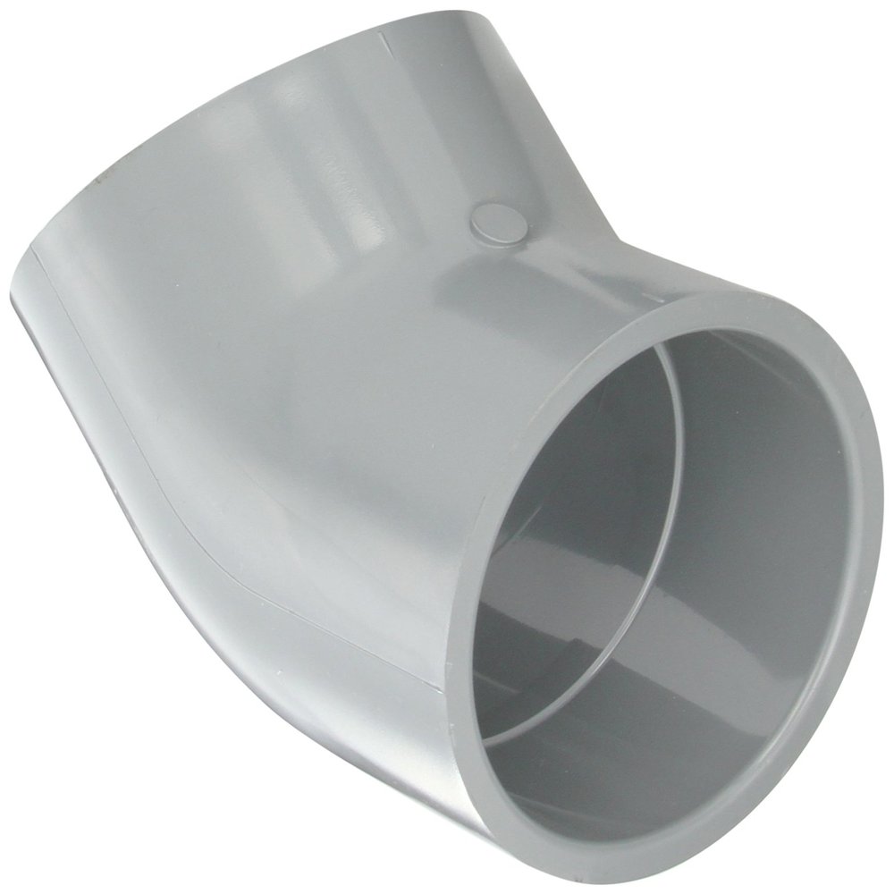Spears 817-C Series CPVC Pipe Fitting, 45 Degree Elbow, Schedule 80, 4" Socket
