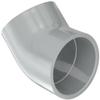 Spears 817-C Series CPVC Pipe Fitting, 45 Degree Elbow, Schedule 80, 4" Socket view 1