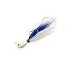 Bucktail Jigs 1.5oz,15 Pcs Blue/White for Casting or Jigging, Hair Jig Lure, Ideal for Striper, Fluke, and Saltwater Fishing view 1