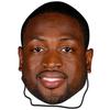 NBA Miami Heat Dwayne Wade Player Face Mask view 1