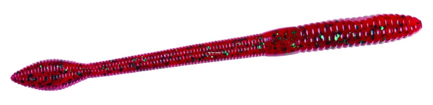 Strike King KVD Fat Baby Finesse Worm/Red Bug, 5-inch (FBFIN5-85)