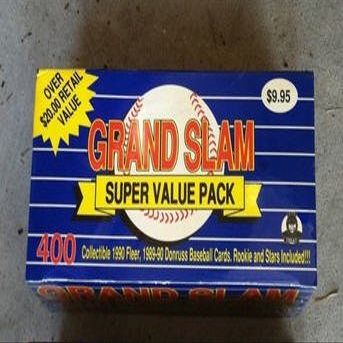 1990 Grand Slam Super Value Pack 400 Cards Donruss & Fleer Baseball