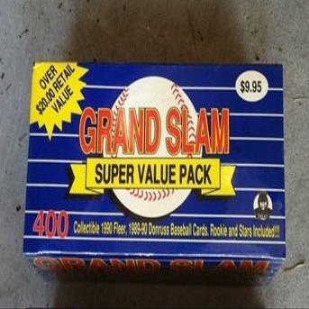 1990 Grand Slam Super Value Pack 400 Cards Donruss & Fleer Baseball