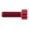 KCNC Bicycle Aluminum Bottle Cage Bolts, 2 Pieces, Red, M5/15MM 06212 view 3