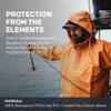 Grundns Men's Brigg 40 Commercial Fishing Jacket - Heavy Duty Professional Waterproof Outerwear, Orange, 5X-Large view 2
