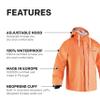 Grundens Brigg 44 Parka - Orange - 3XL view 4