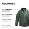 Grundns Men's Brigg 44 Fishing Parka, Green - X-Large view 4