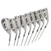 AGXGOLF Men's XS Wide Sole Edition Cadet Length (-1 inch) Complete Irons Set; 3-9 Irons + SW + PW; Right Hand: Steel Shafts US Built