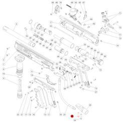 V-Tac Marker Parts - SW1 - Part #26 Long ASA Screw