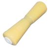 C.H. Yates 1200Y Yellow Plastic Heavy Duty 'V' Keel Roller - 12 in. x 0.625 in. view 1