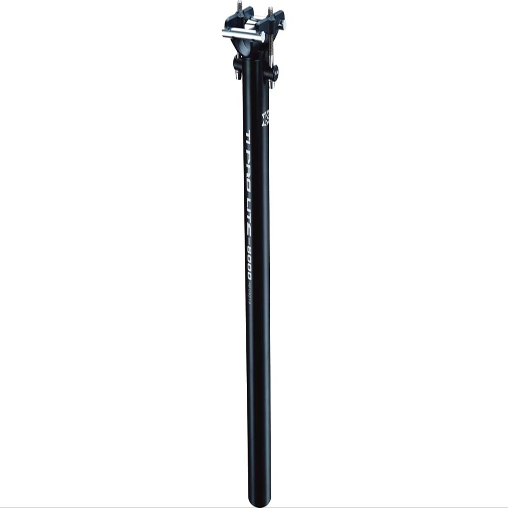 KCNC Bicycle Lightweight Seat Pillar Seatpost TI Pro Light 13.6X350mm Black