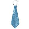 "TOURQUOISE LUREX NECKTIE" with elastic - view 1