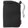 Hakuba KCS-37S Camera Pouch, Soft Cushion Pouch, Small, Black, Camera Case, Drawstring Gadget Case, Inner Pouch, Digital Camera view 1