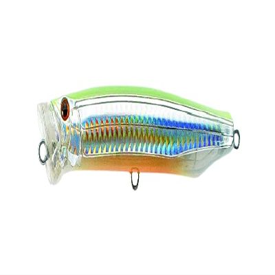 TackleHouse Popper Contact Feed Popper 3.9 inches (100 mm) 0.8 oz (22 g) Chartback Orangeberry Slit HG #02 CFP100 Lure