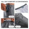 Kanu Surf Men's Havana Swim Trunks (Regular & Extended Sizes), Havana Charcoal, 3X view 3