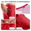 Kanu Surf Men's Swim Trunks (Regular & Extended Sizes), Havana Red, X-Large view 3