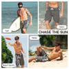 Kanu Surf Men's Barracuda Swim Trunks (Regular & Extended Sizes), Charcoal, 4X view 2