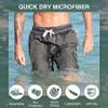 Kanu Surf Men's Barracuda Swim Trunks (Regular & Extended Sizes), Charcoal, 4X view 3