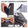 Kanu Surf Men's Barracuda Swim Trunks (Regular & Extended Sizes), Charcoal, 4X view 4