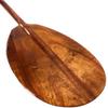 Tikimaster AAA Watermarks Curls Hawaiian Koa Paddle 60 in Steersman | #koa3200 view 1