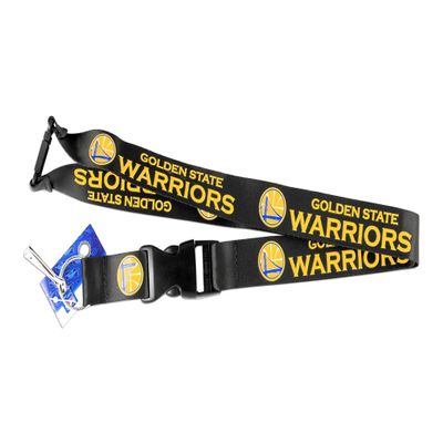 Aminco NCAA Golden State Warriors NBA-LN-095-23-BK Team Lanyard, One Size, Multicolor