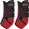 HKM 2749 Softopren Gaiters Colour, Jumping Boots Anatomical, Unisex, Horse Equipment, 2749, Red/Black, S
