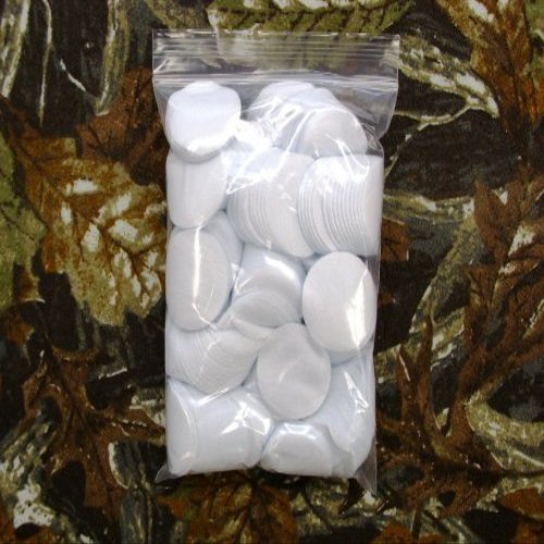 500PCS Gun Cleaning Patches - 1 3/4" Round Gun Cleaning Cloth, Lint-Free Gun Cloth, Absorbent Gun Wipes, Fits Caliber .270 - .38 / .357 - Gun Cleaning Supplies, Gun Patches for Cleaning Guns