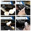 500PCS Gun Cleaning Patches - 2 1/4" Round Gun Cleaning Cloth, Lint-Free Gun Cloth, Absorbent Gun Wipes, Fits Caliber .35/7.62mm / 20 Gauge - Gun Cleaning Supplies, Gun Patches for Cleaning Guns view 2
