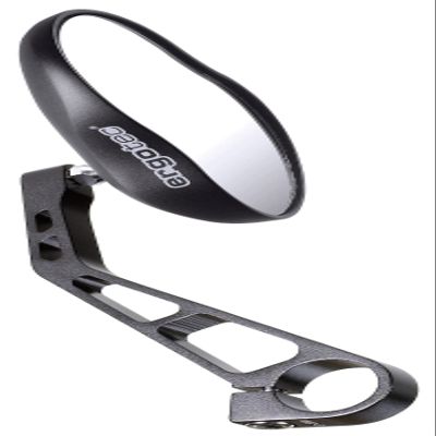 ergotec M-88 63500001 Rear-Vision Mirror with Short Beam Black/Sand
