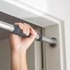 Ultrasport 2-way Pull-Up Bar, individually adjustable to doors with a length of 66.5  93 cm, made of sturdy steel, max. user weight up to 100 kg, door pull-up bar for effective upper body workout view 4