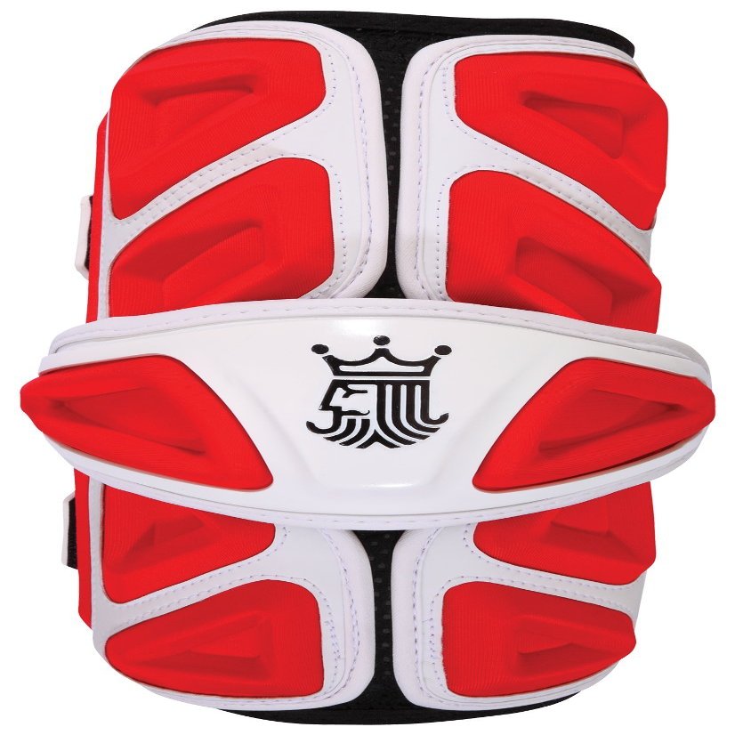 Brine King 4 Lacrosse Arm Guard, White, Large