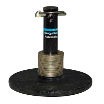 Buyers Products 1303200C 1 Inch Post Snowplow Shoe Assembly, 6 x 7.72 Inch