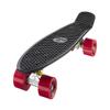 Ridge Retro Kids' Street Skateboard Black/Red, 22" inch Plastic Frame, 1 Speed 78a pu Rubber Wheels prefitted with ABEC 7 Bearings view 1