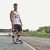 Ridge Retro Kids' Street Skateboard Black/Red, 22" inch Plastic Frame, 1 Speed 78a pu Rubber Wheels prefitted with ABEC 7 Bearings view 2