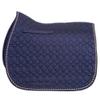 HySPEED Deluxe Saddle Pad: Navy/Red: Cob/Full view 1