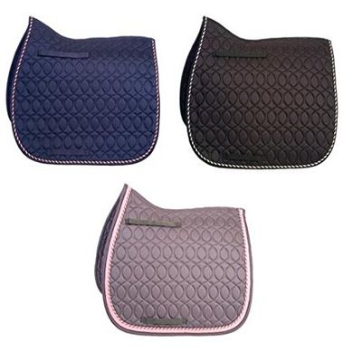 HySPEED Deluxe Saddle Pad: Black: Pony