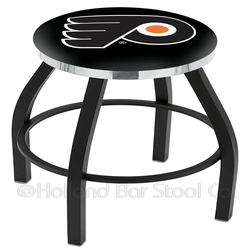 Holland Bar Stool Co. Philadelphia Flyer Blk NHL Flat Ring Blk Bar Stool