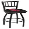 30in Black Oklahoma Jailhouse Back Swivel Counter Stool view 1