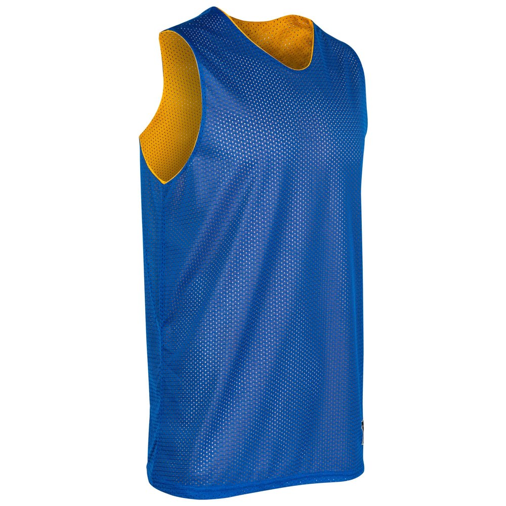 CHAMPRO Standard Zone Reversible Basketball Jersey, Royal, White, Medium