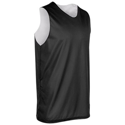 Champro Polyester Reversible Basketball Jersey, Youth Medium, Black, White