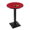Holland Bar Stool Co. L217-36" Black Wrinkle Louisville Pub Table view 1